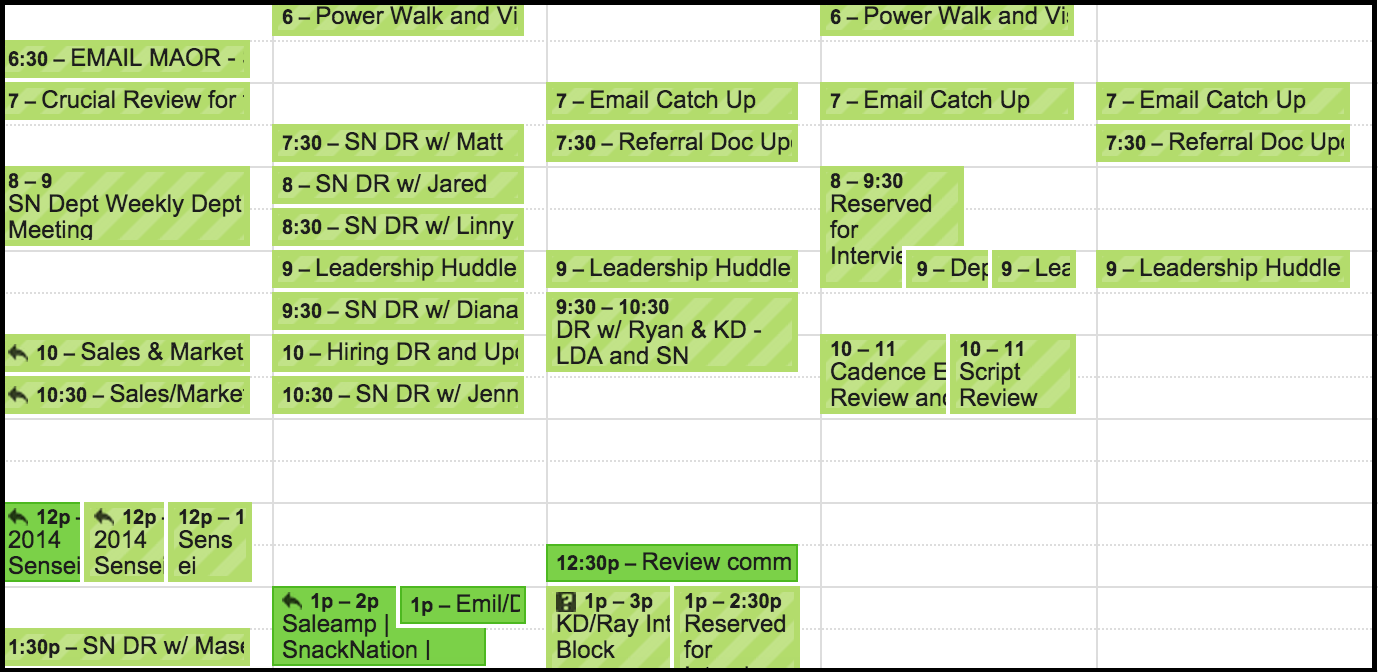 Death by the Half-Hour.